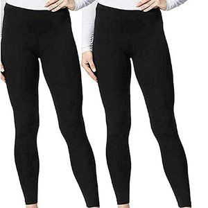 NWT! 2 DEGREES Ladies' Base Layer Heat Pant 2-Pack   A193-68